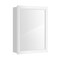 MDF and Glass Wall Mounted Bathroom Cabinet with Mirror and Adjustable Shelves